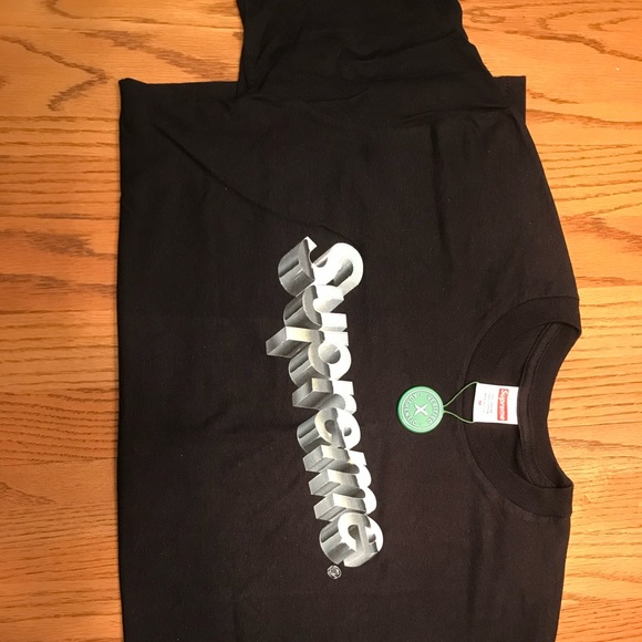 Supreme Chrome Logo Tee - Picture 2 of 4